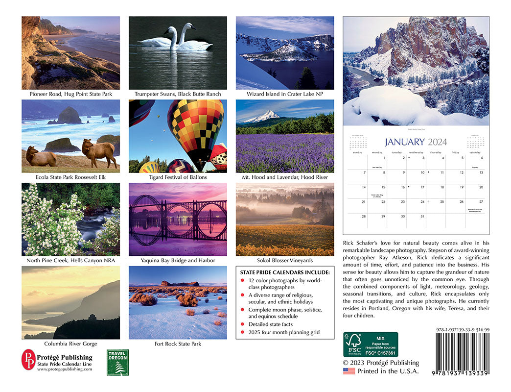 2024 Oregon Calendar The Ray Atkeson Image Archive