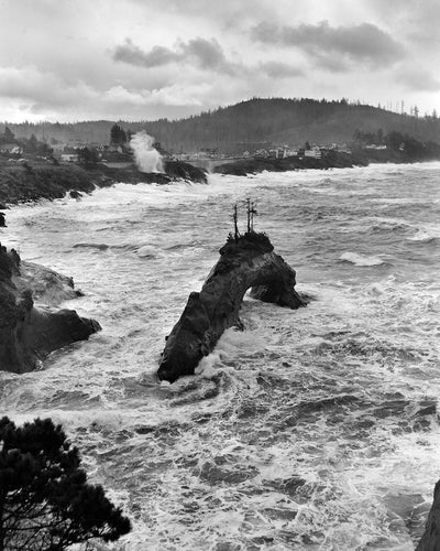 6285B Arch Rock and Spouting Horn DePoe Bay Oregon